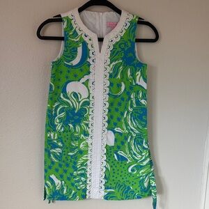Lilly Pulitzer Girls Roar of the Jungle Shift Dress 10